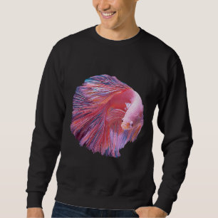Betta Fighting Fish Lång Ärmad Tröja