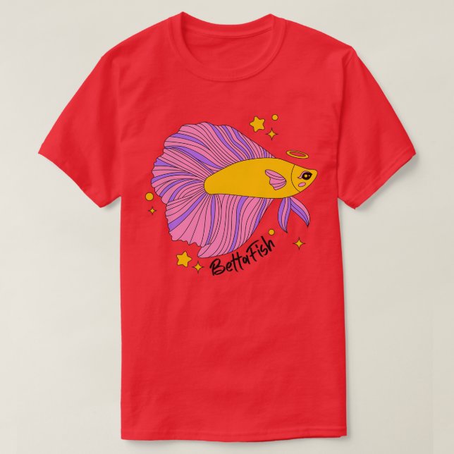 Betta Fish 1 3 T Shirt (Design framsida)