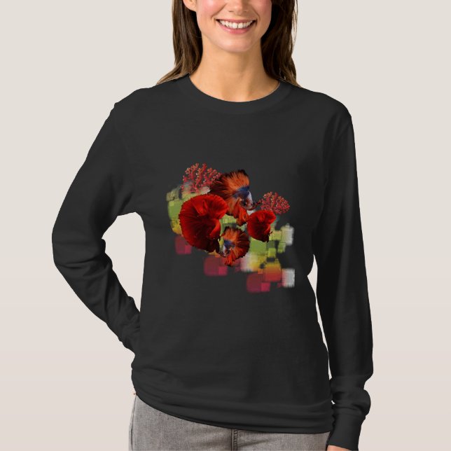 Betta Fish 36 T Shirt (Framsida)