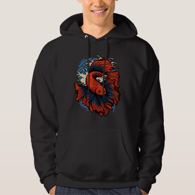 Betta Fish 37 Hoodie (Framsida)