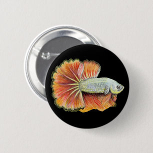 Betta Fish Button Knapp