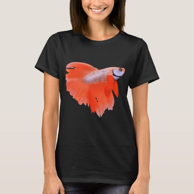 Betta Fish Digital konst T Shirt (Framsida)