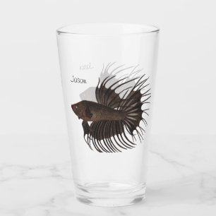 Betta Fish Glass Glaskopp