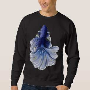 Betta Fish Inslag Lång Ärmad Tröja