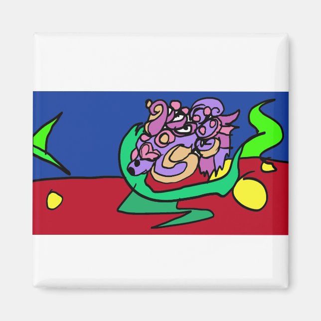 Betta fish joy magnet (Framsidan)