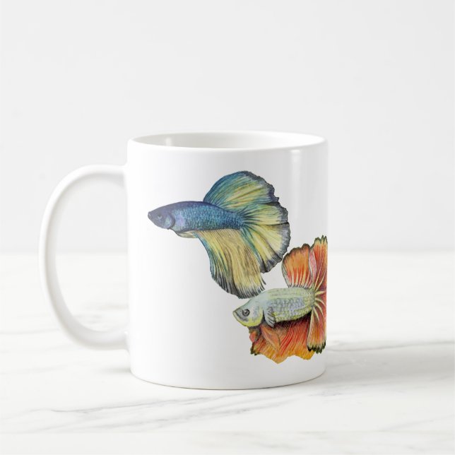 Betta Fish Kaffemugg (Vänster)