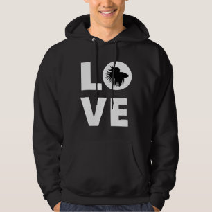 Betta Fish Kärlek Betta Fish Siamese Fighting F Hoodie