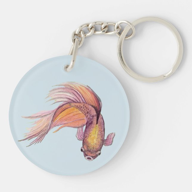 Betta Fish Keychain (Baksidan)
