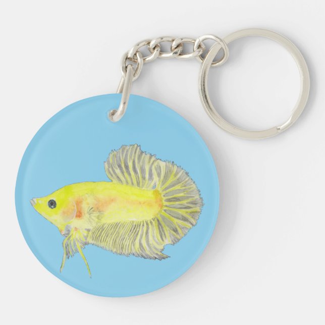 Betta Fish Keychain (Baksidan)