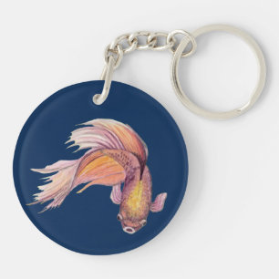 Betta Fish Keychain