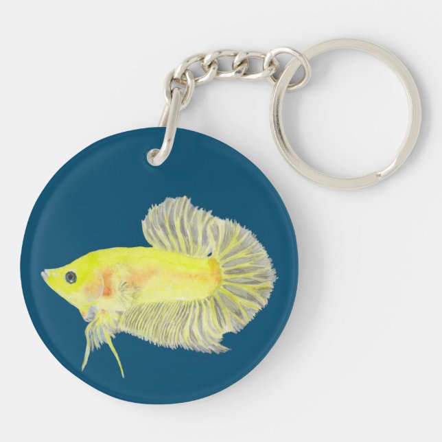 Betta Fish Keychain (Baksidan)