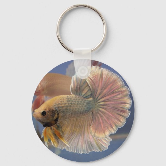 Betta Fish Keychain Nyckelring (Framsida)