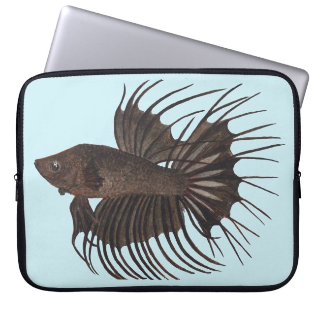 Betta Fish Laptop sleeve (Framsidan)