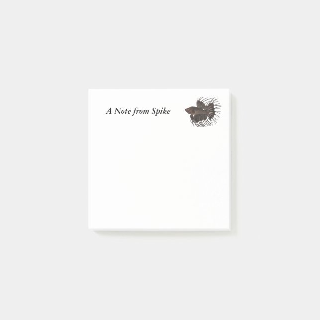 Betta Fish Notes Post-it Block (Framsida)