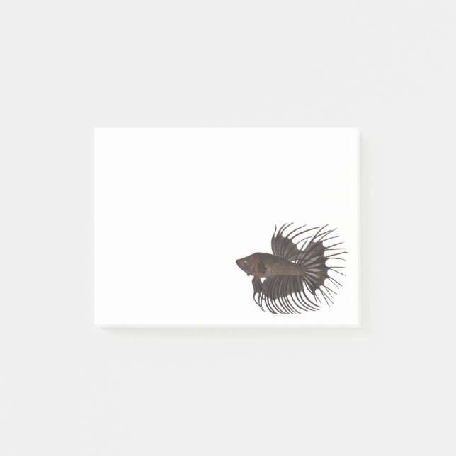 Betta Fish Notes Post-it Block (Framsida)