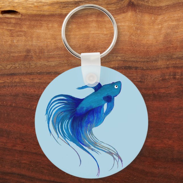 Betta Fish Nyckelring (Framsida)