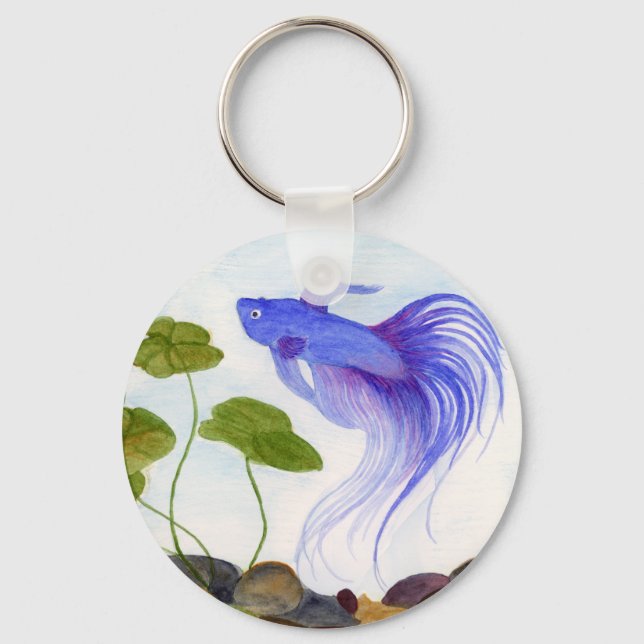 Betta Fish Nyckelring (Framsida)