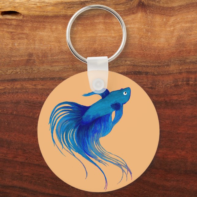 Betta Fish Nyckelring (Framsida)