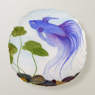 Betta Fish Rund Kudde
