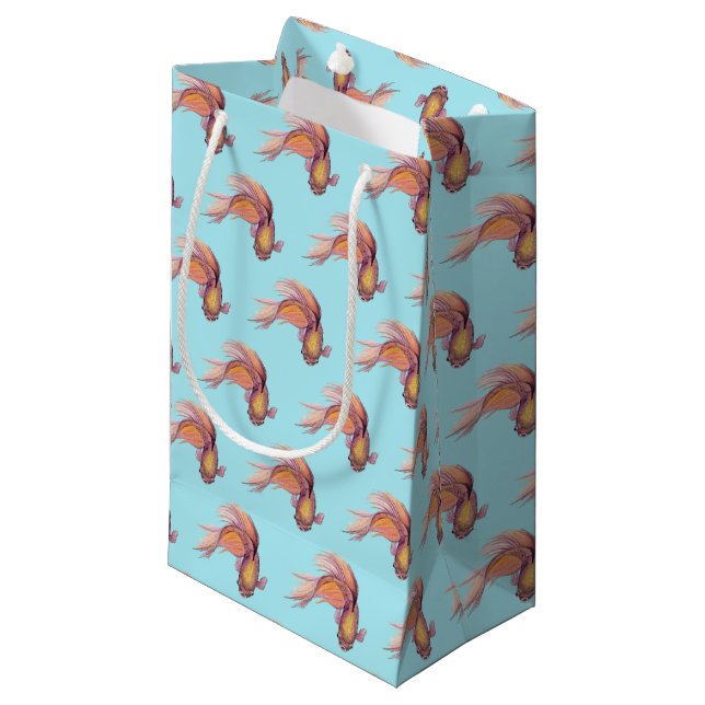 Betta Fish Small Gift Bag (Framsidan Vinklad)
