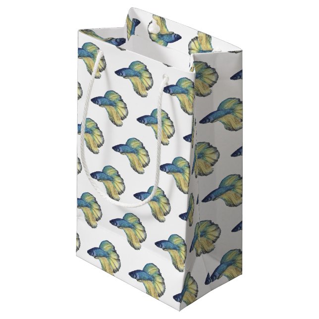 Betta Fish Small Gift Bag (Framsidan Vinklad)