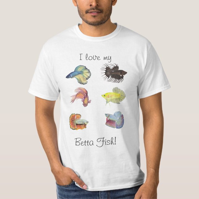 Betta Fish T-Shirt (Framsida)