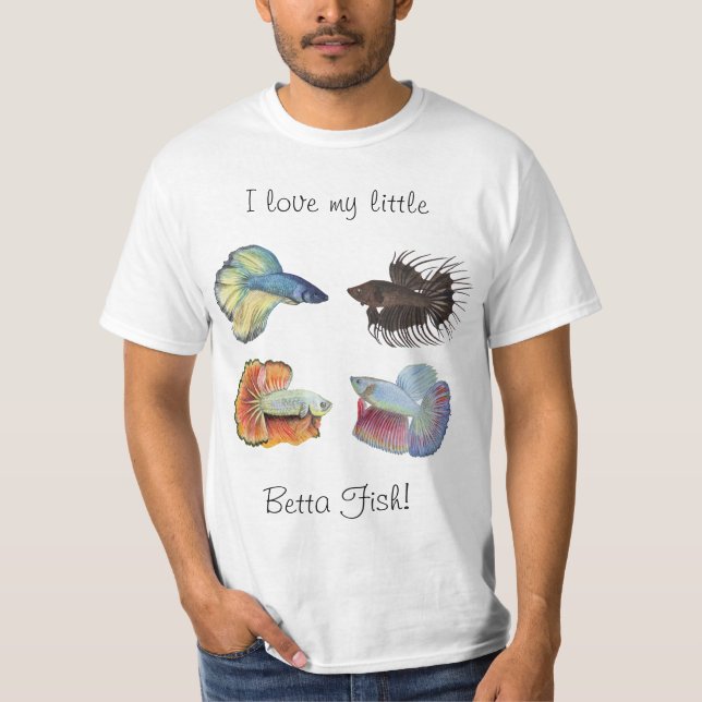 Betta Fish T Shirt (Framsida)