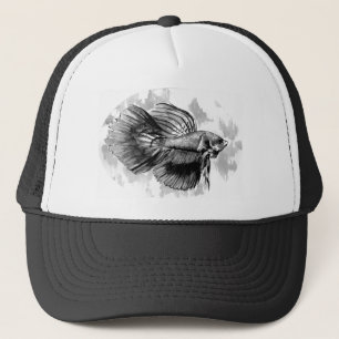 Betta Fish Trucker Cap Keps