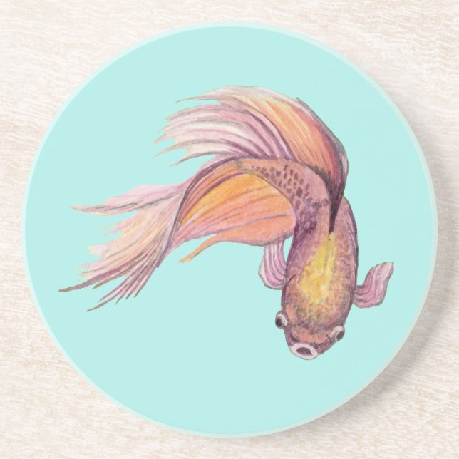 Betta Fish Underlägg (Framsidan)