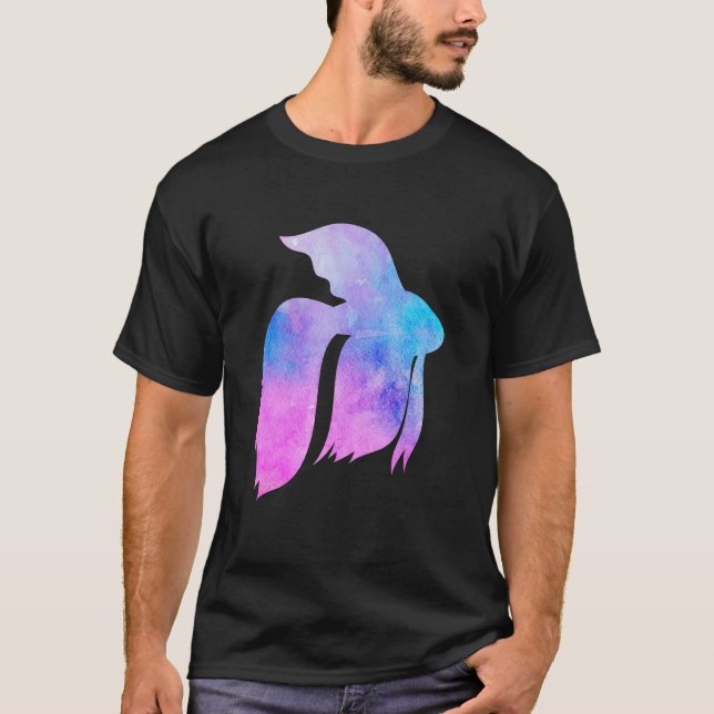Betta Fisk Akvarium 1 T Shirt (Framsida)