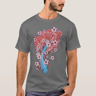 Betta-fisk med siamesisk stridfisk och Sakura14 T Shirt