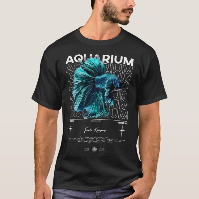 Betta Fiskägare Modern Streetwear T Shirt (Framsida)
