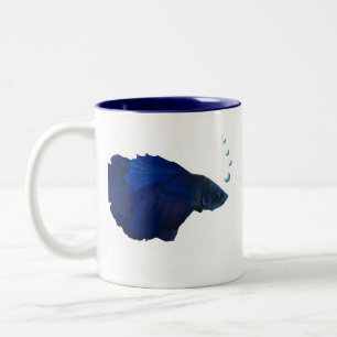 Betta fiskmugg Två-Tonad mugg
