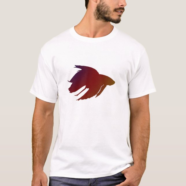 Betta fiskskjorta 001 tee (Framsida)
