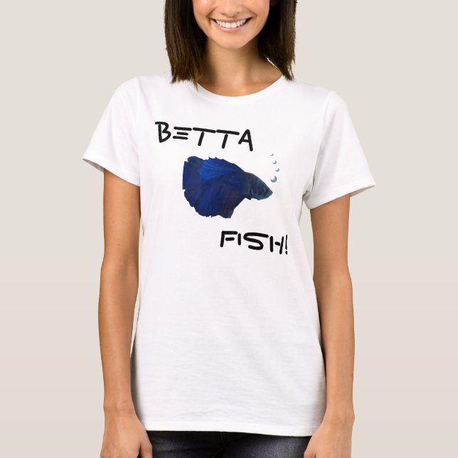 Betta fiskskjorta t-shirt (Framsida)