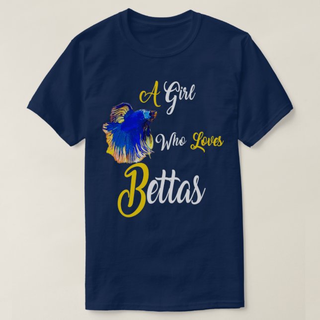 Betta Girl 2 T Shirt (Design framsida)