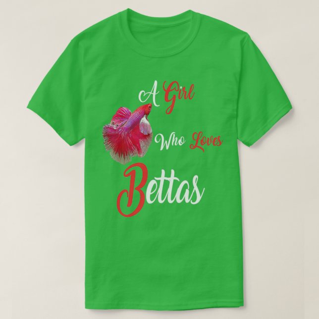 Betta Girl T Shirt (Design framsida)