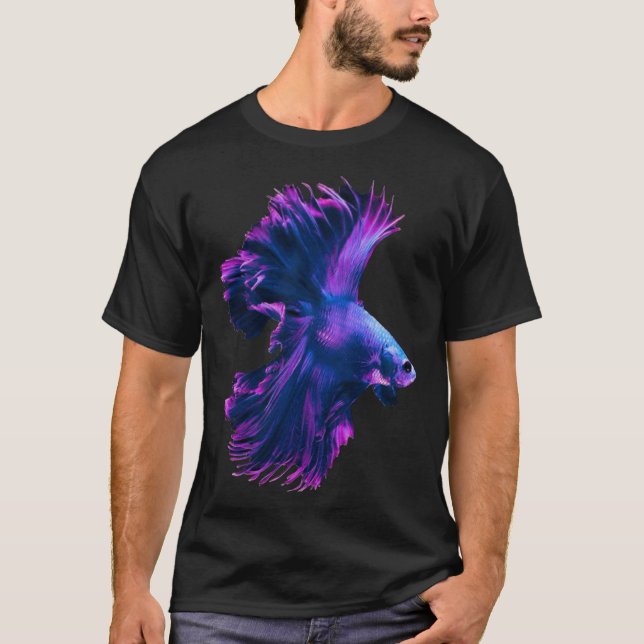 Betta Splendens Bettas Siamese Fighting Fish T Shirt (Framsida)