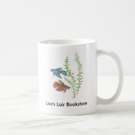 Betta splendens och Rotala indica vitPromo Kaffemugg