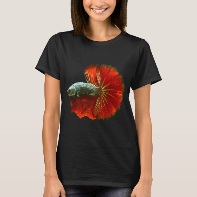 BETTAFISK, HALVMÅNE BETTA T SHIRT (Framsida)