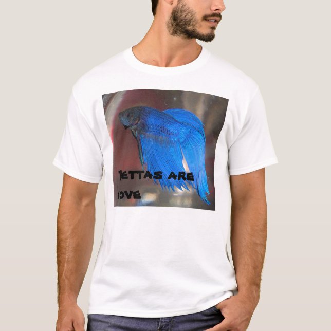 Bettas är kärlek t-shirt (Framsida)