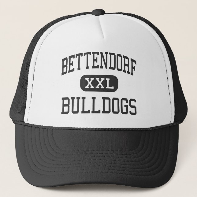 Bettendorf - bulldoggar - kick - Bettendorf Iowa Keps (Framsida)