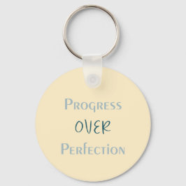 Better Imperfect Than Unmade With Visual Message Nyckelring