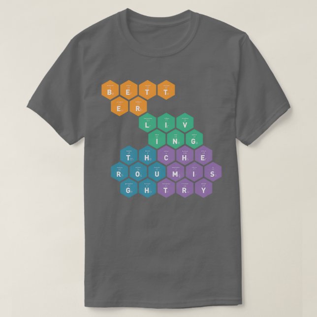 Better Living Through Chemistry  T Shirt (Design framsida)