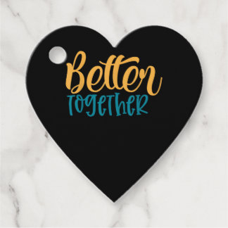 Better Off Together Quote Positive Minimal Design Gåvor Etiketter