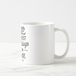 Better Things Mugg — Släpp det förflutna Citat Kaf