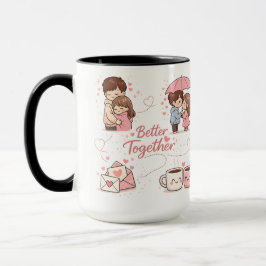 Better Together Coffee Mug – Perfect Romantic Gift Mugg
