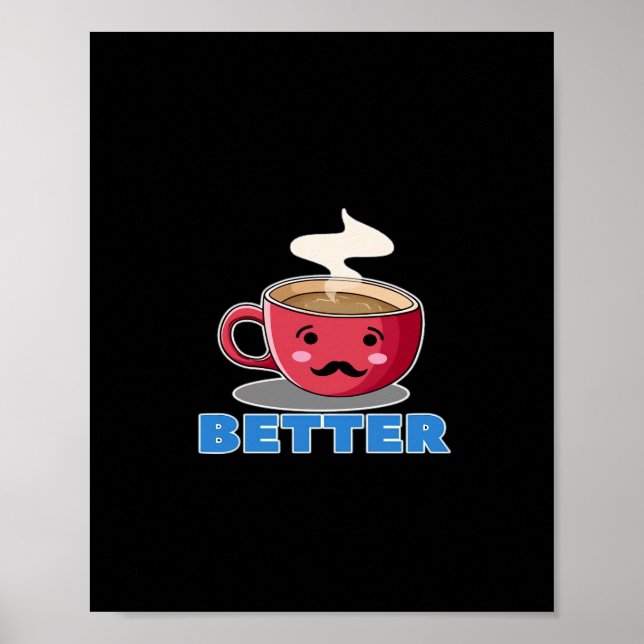 Better Together Couple Valentines Day Romantic Sty Poster (Framsidan)