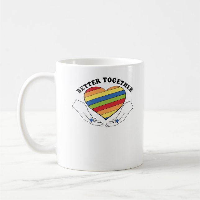 Better Together Graphics Creative Style  Kaffemugg (Vänster)