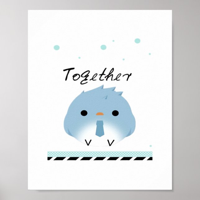 Better Together Minimal Design  Poster (Framsidan)